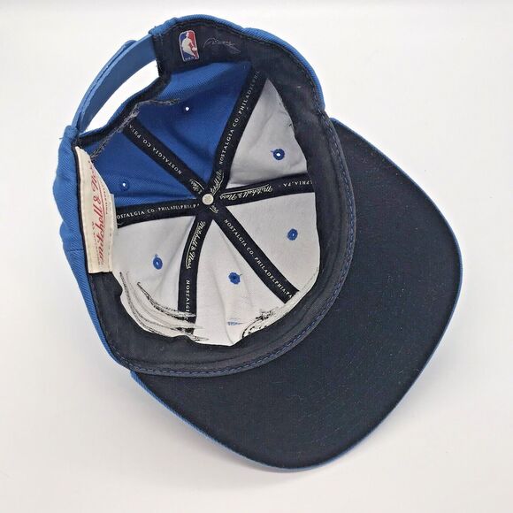 Mitchell & Ness Orlando Magic NBA Ball Cap Snapback Embroidered 3D Logo Blue Hat - Picture 5 of 13